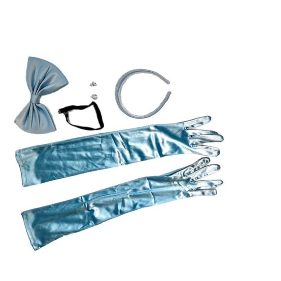 Cinderella Dress Halloween Costume Special Occasion Dress Blue Girl's Size 10/11 - Picture 4 of 4